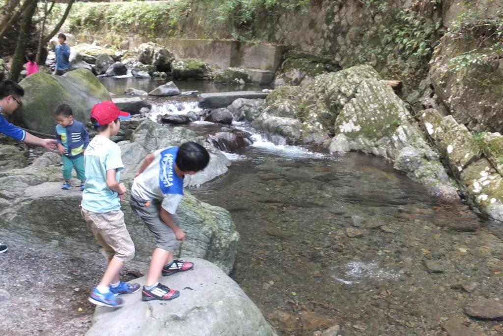 山歩きのあとでも子どもたちはとにかく元気！