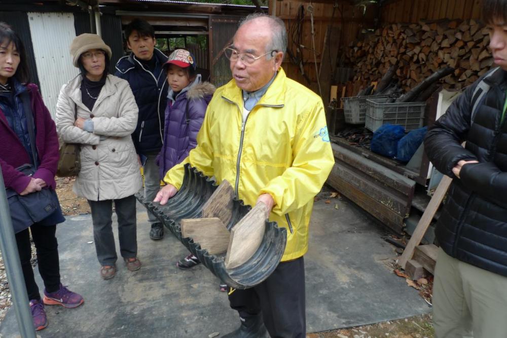 田んぼに設置する魚道