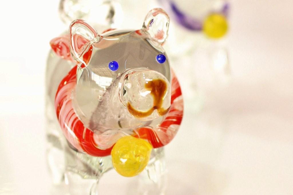 ガラス工房「葵」のガラス細工です。