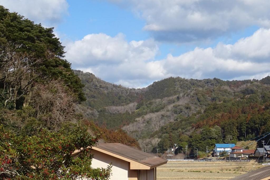 ターゲットを設置した山