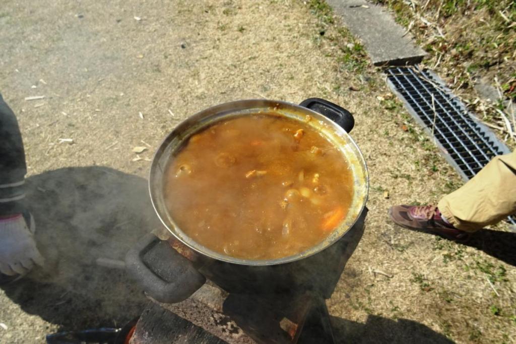 カレーも完成！結構時間がかかりました