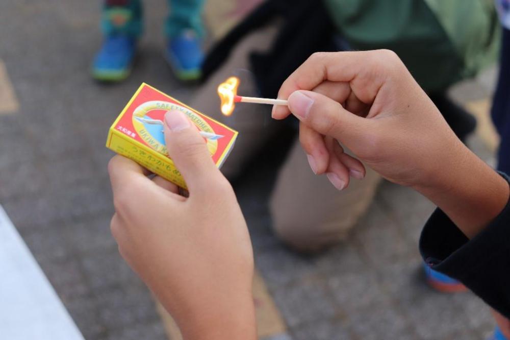 無事着火