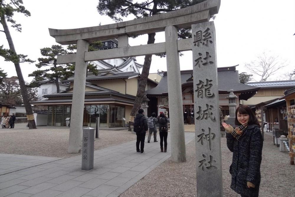 康生町「龍城神社」（岡崎城公園内）