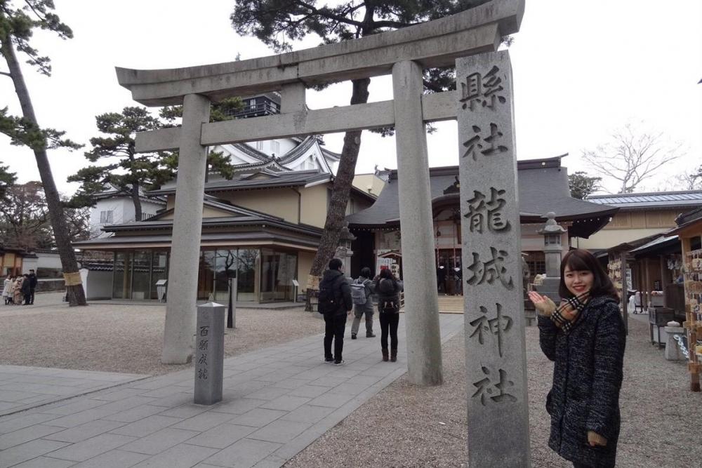 康生町「龍城神社」（岡崎公園内）