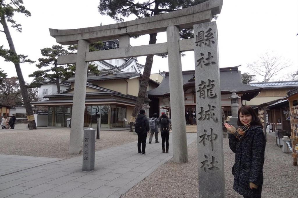 康生町「龍城神社」（岡崎城公園内）