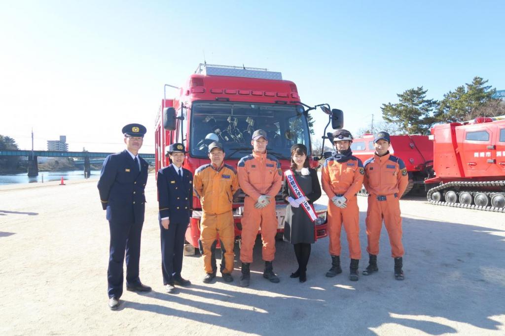 消防署職員のみなさんと☆