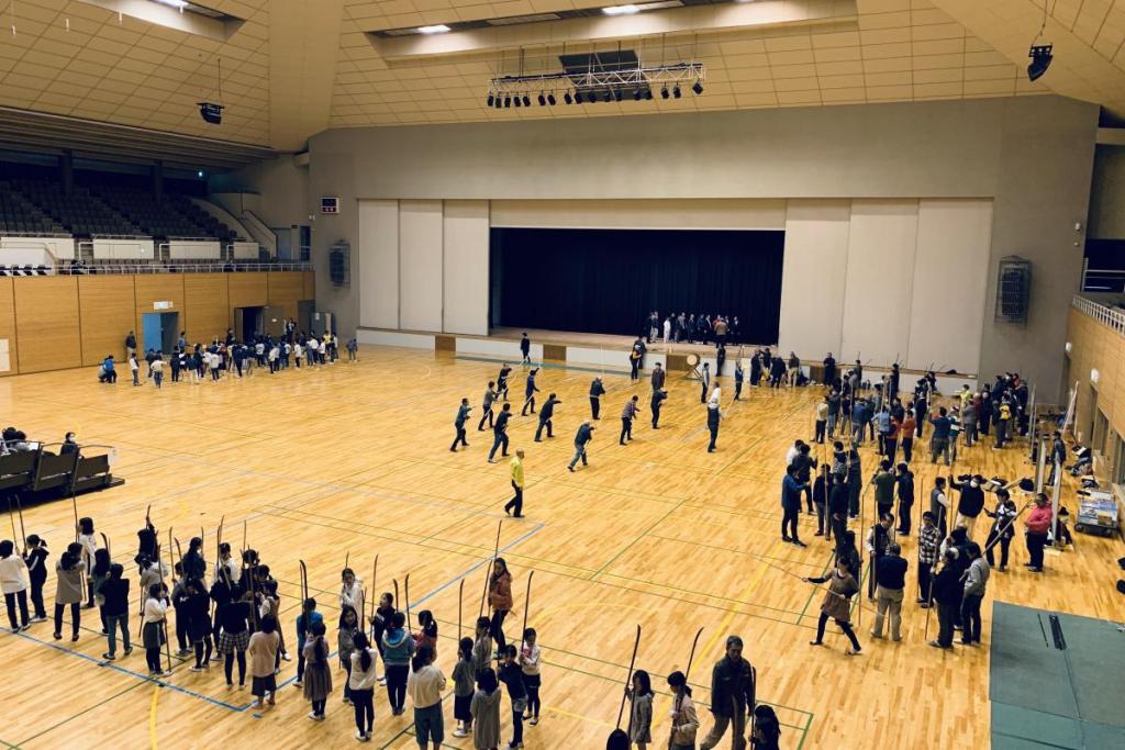 家康行列参加者リハーサル