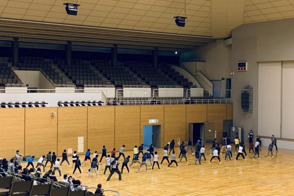 家康行列参加者リハーサル