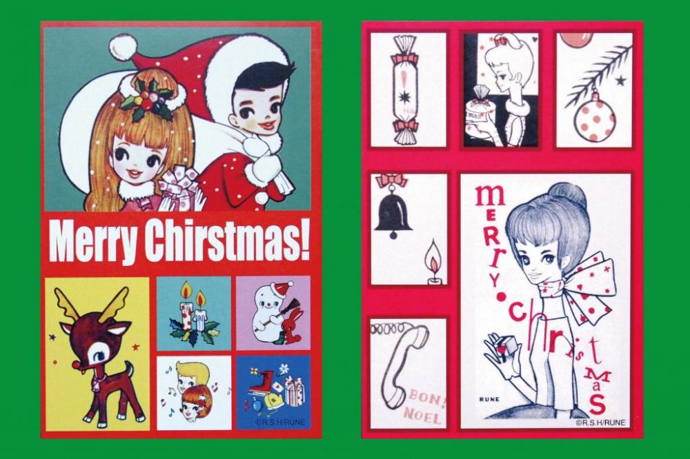 クリスマス限定ポストカード（全４種）　©R.S.H/RUNE