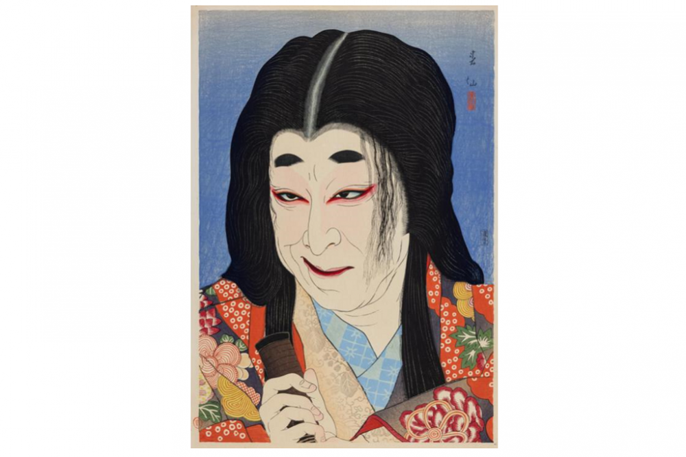 創作版画春仙似顔集　五代目中村歌右衛門　淀君
