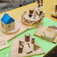 木っ端アート「小人のツリーハウスを作ろう！」