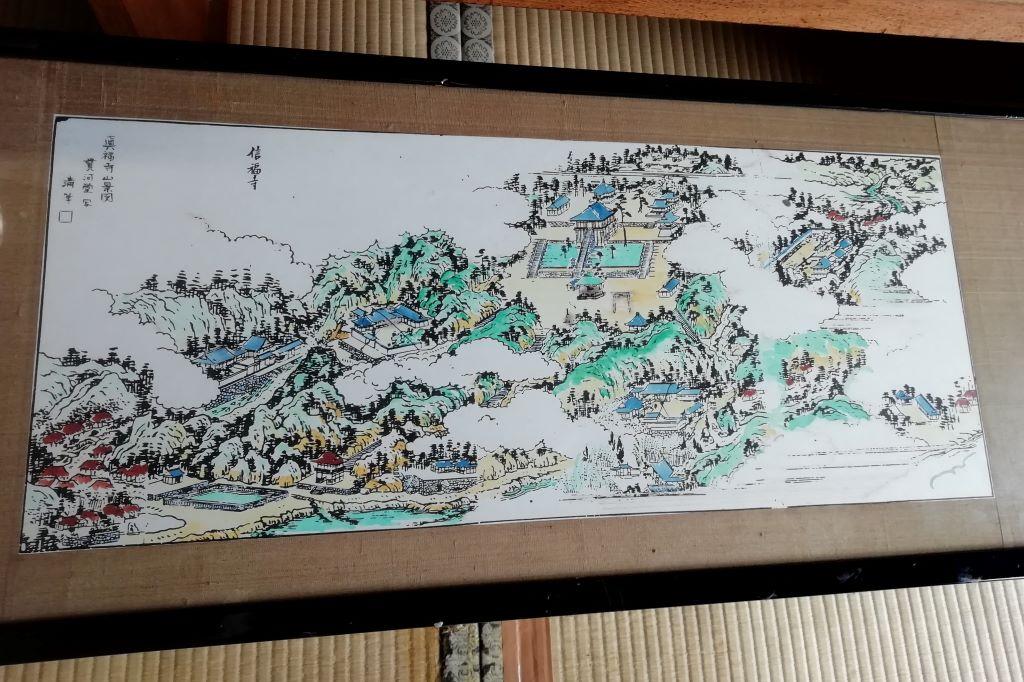 真福寺には貴重な絵地図もあります。