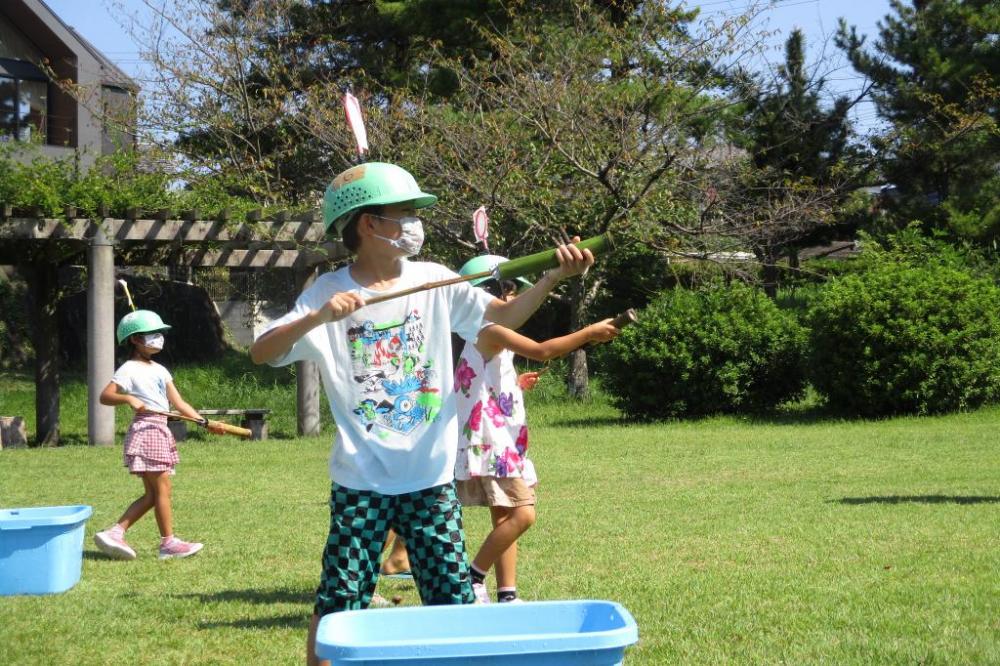 狙いをさだめてポイを打とう！
