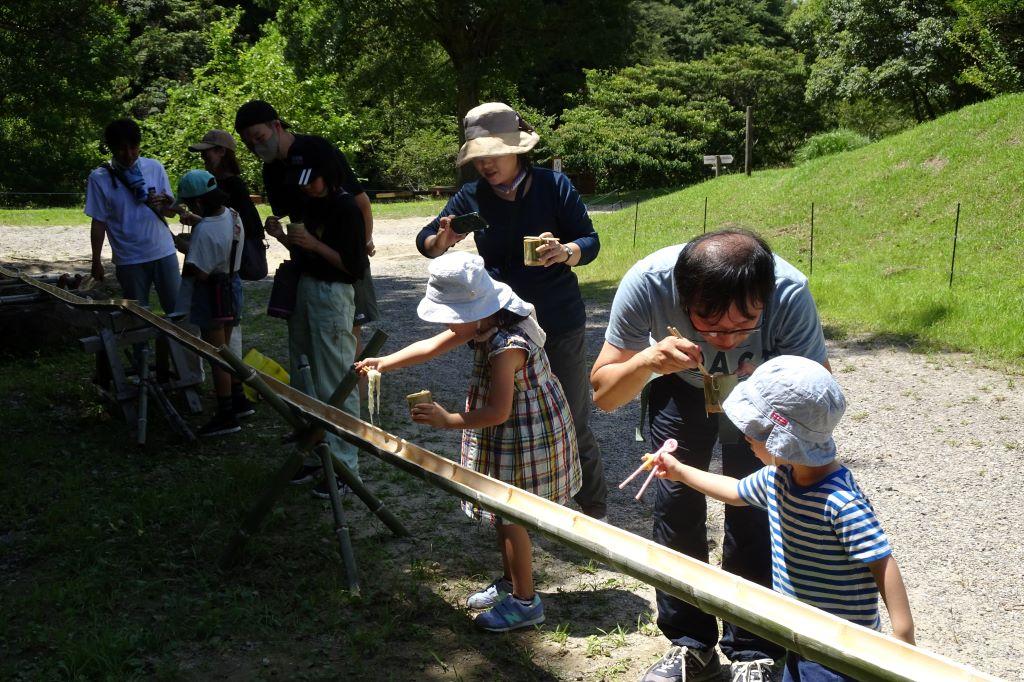 流しそうめん（夏の水祭り）