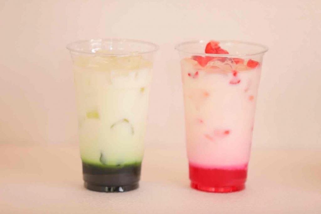 抹茶ミルク・いちごミルク