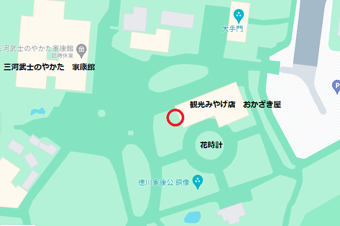 岡崎公園　応募ＱＲ設置場所