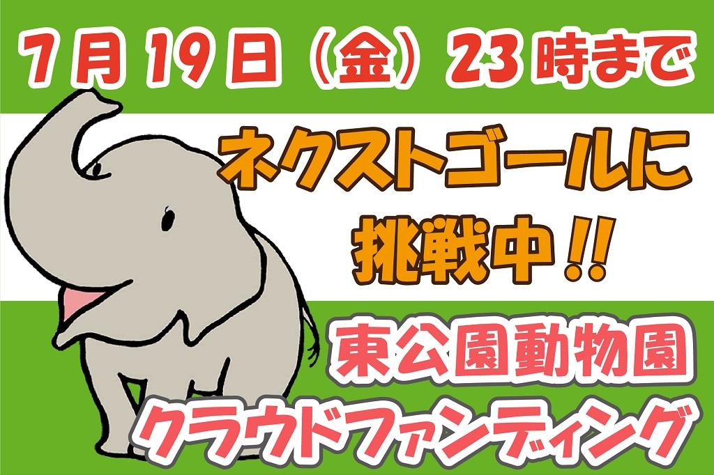 東公園動物園クラウドファンディング挑戦中！