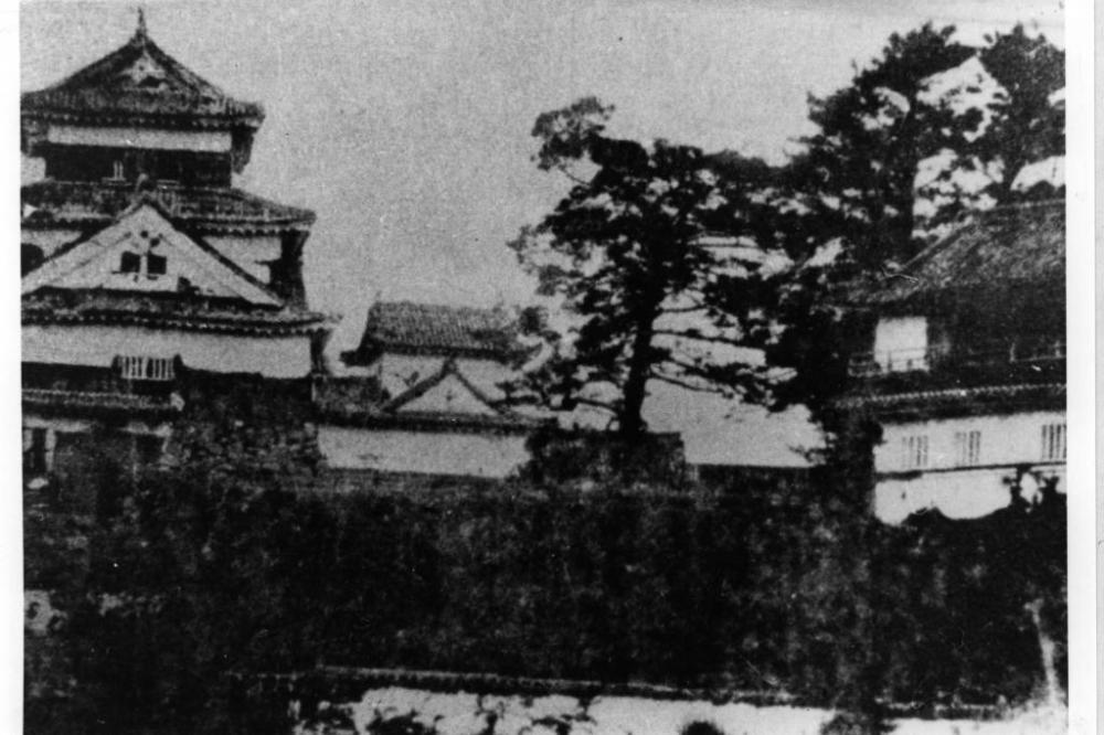 写真「旧岡崎城」岡崎地方史研究会蔵