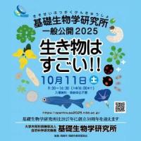 基礎生物学研究所 一般公開 2025「生き物はすごい!!」