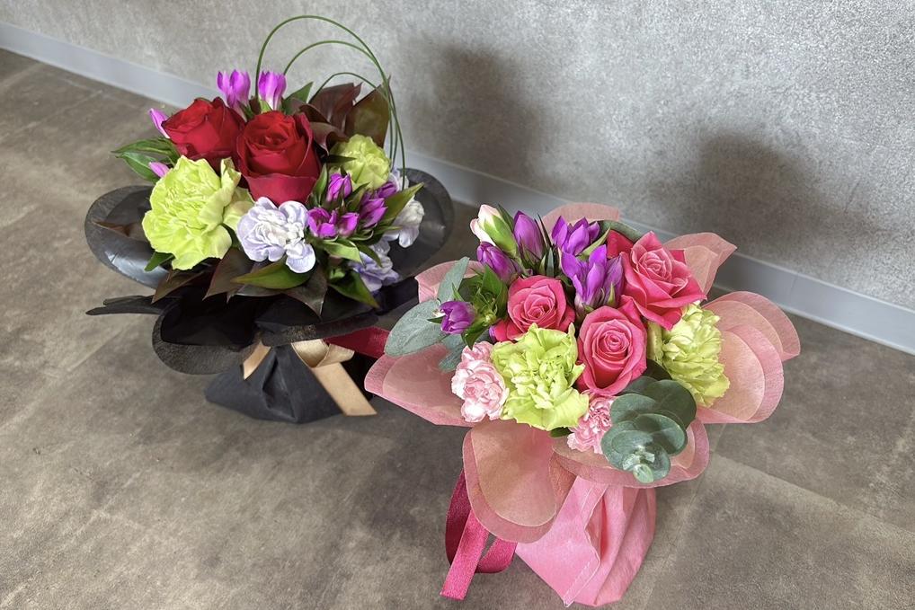 ⑤フラワーブーケづくり