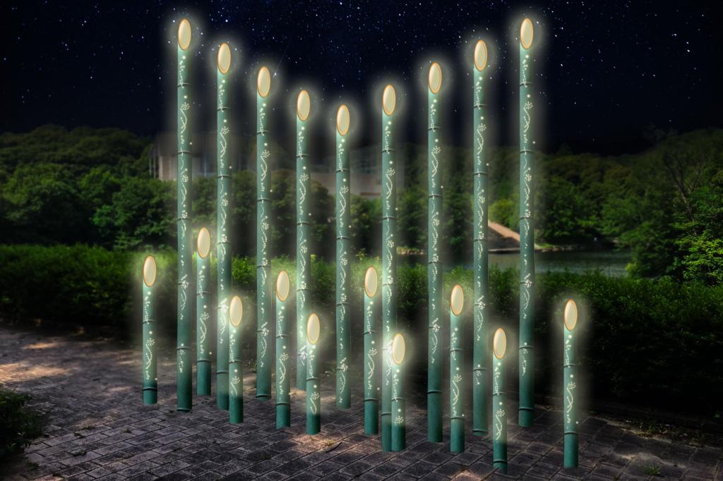 竹灯籠イメージ図