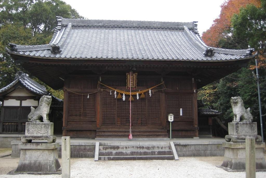 大坂城の落城後 豊臣水軍の武将 増田左エ門守が創建 住吉稲荷