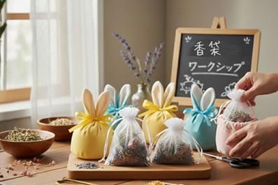 ふわっと香るおまもり袋づくり