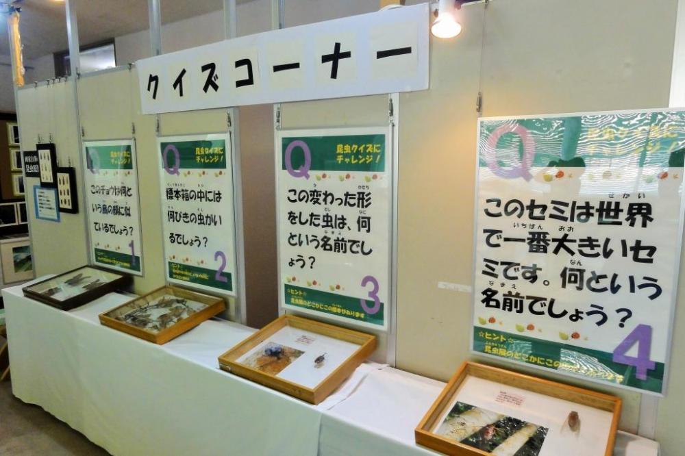 クイズコーナー。正解者には抽選で賞品を贈呈！