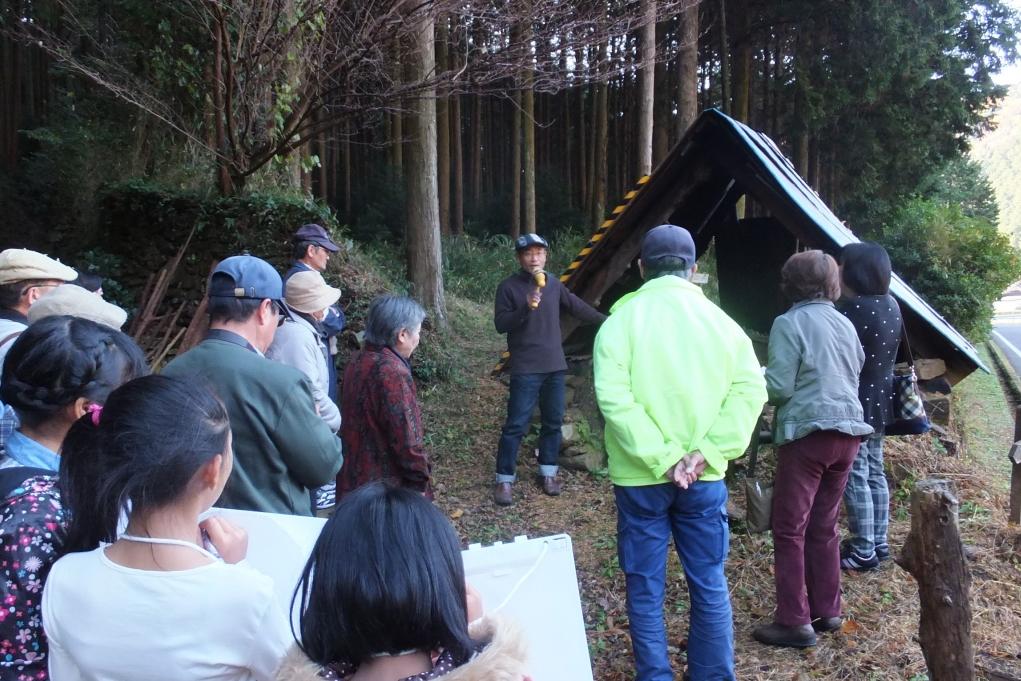 かつて盛んだった鳥川の炭焼き