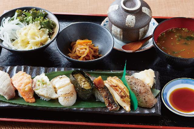 蛇の目鮨「炙りにぎり寿司の将軍ランチ」