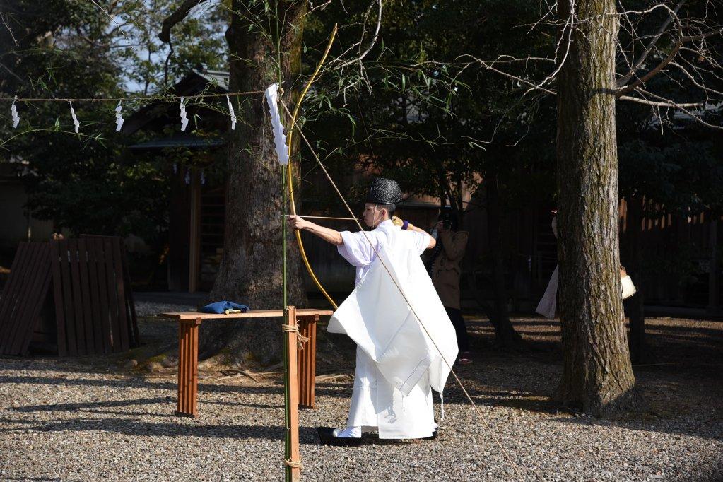 伊賀八幡宮「武者的神事」