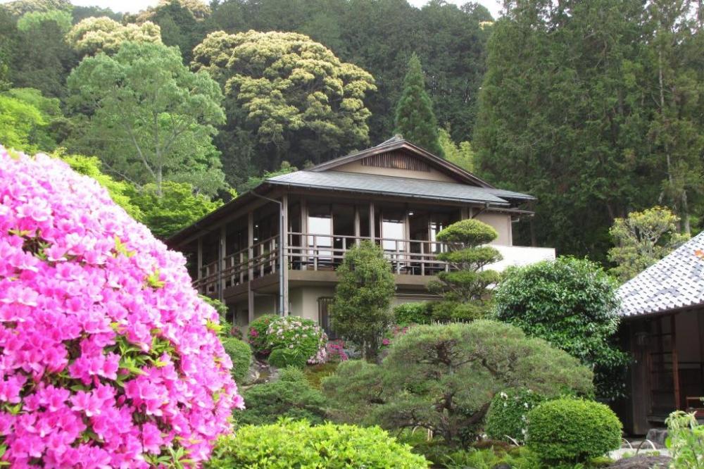 ツツジと日本庭園（一番絵になる写真だと思います）