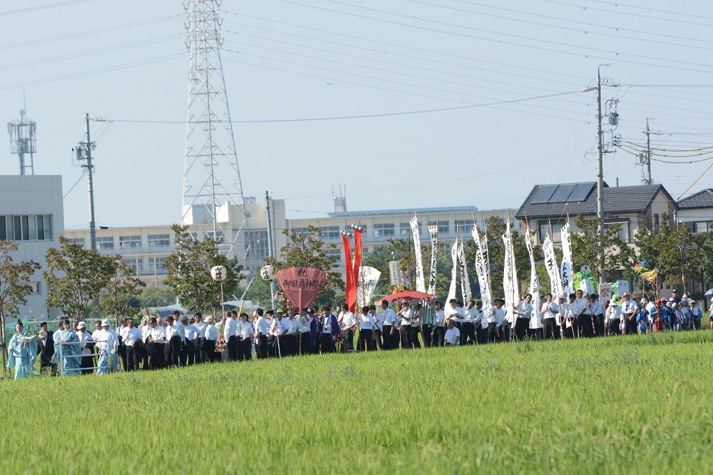 御田扇祭渡御行列