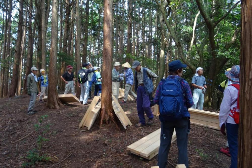 尾根に到着