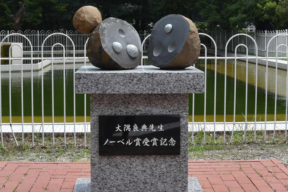 大隅良典名誉教授ノーベル賞受賞記念モニュメント：第一会場