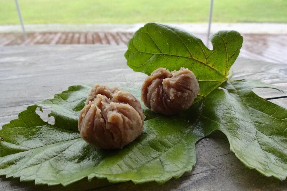 風味付けは「ワイルド」！ドングリきんとん