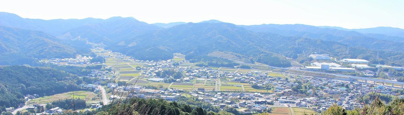 おおだの森山頂からの眺め