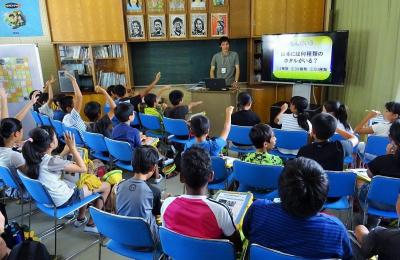 ホタル学校で環境教室（小学生）