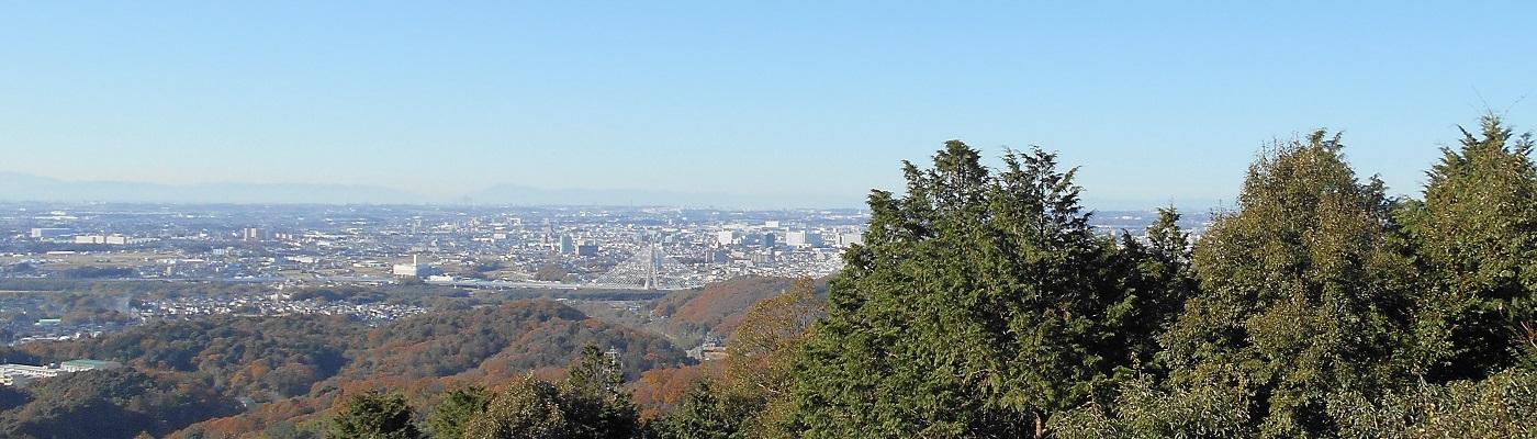 村積山からの展望（名古屋駅のツインタワーが見える事も･･････）