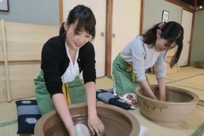 男川やなでそば打ち道場入門！