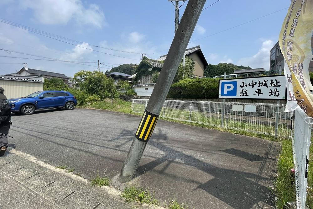 山中城跡駐車場