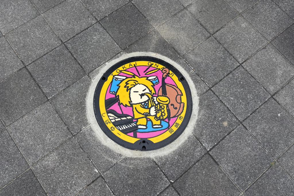 しばゆーマンホール（岡崎市図書館交流プラザりぶら）