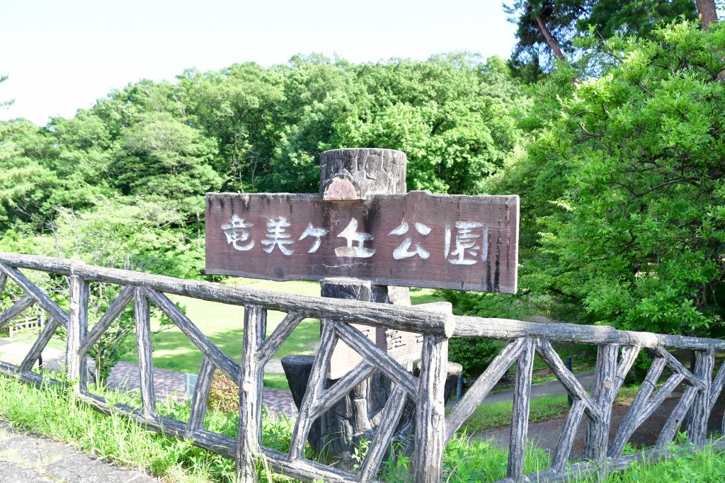 ピースの二乗のあいつマンホール（竜美ヶ丘公園）