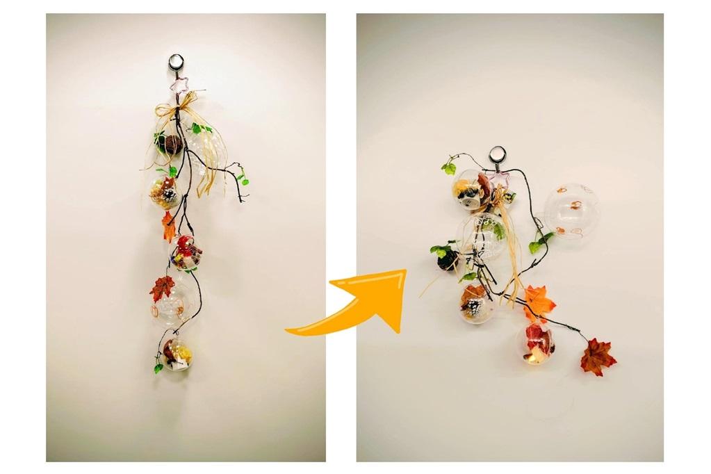 夜のワークショップ：ライティングフラワーテラリウムづくり