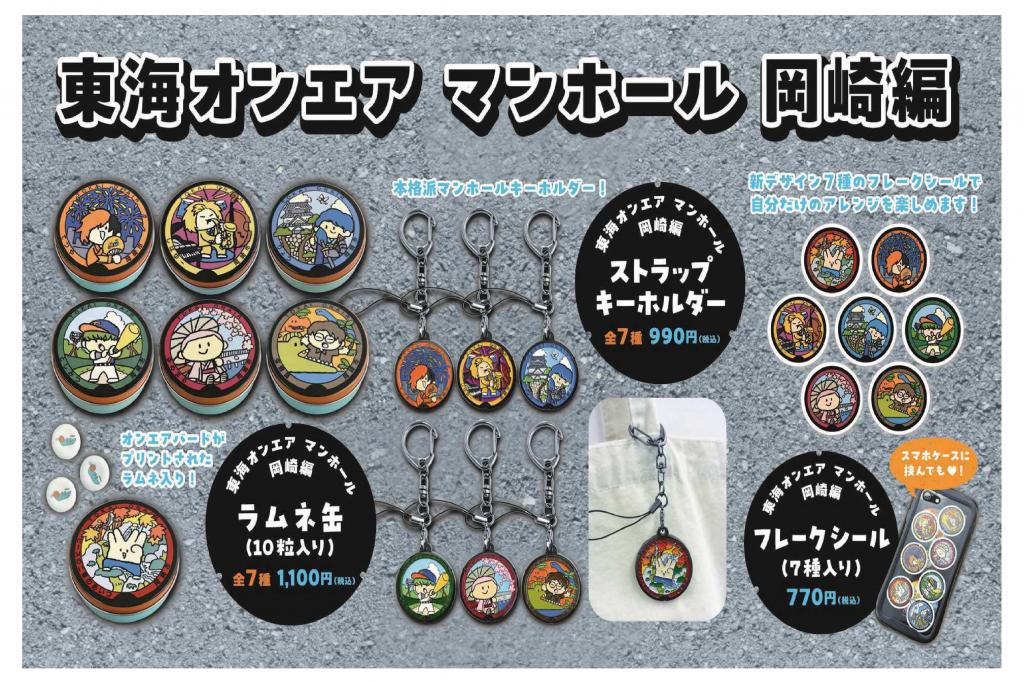 マンホールグッズ各種