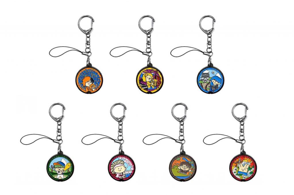 ストラップキーホルダー