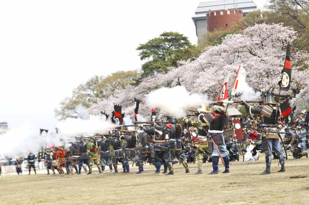 家康行列鉄砲実演