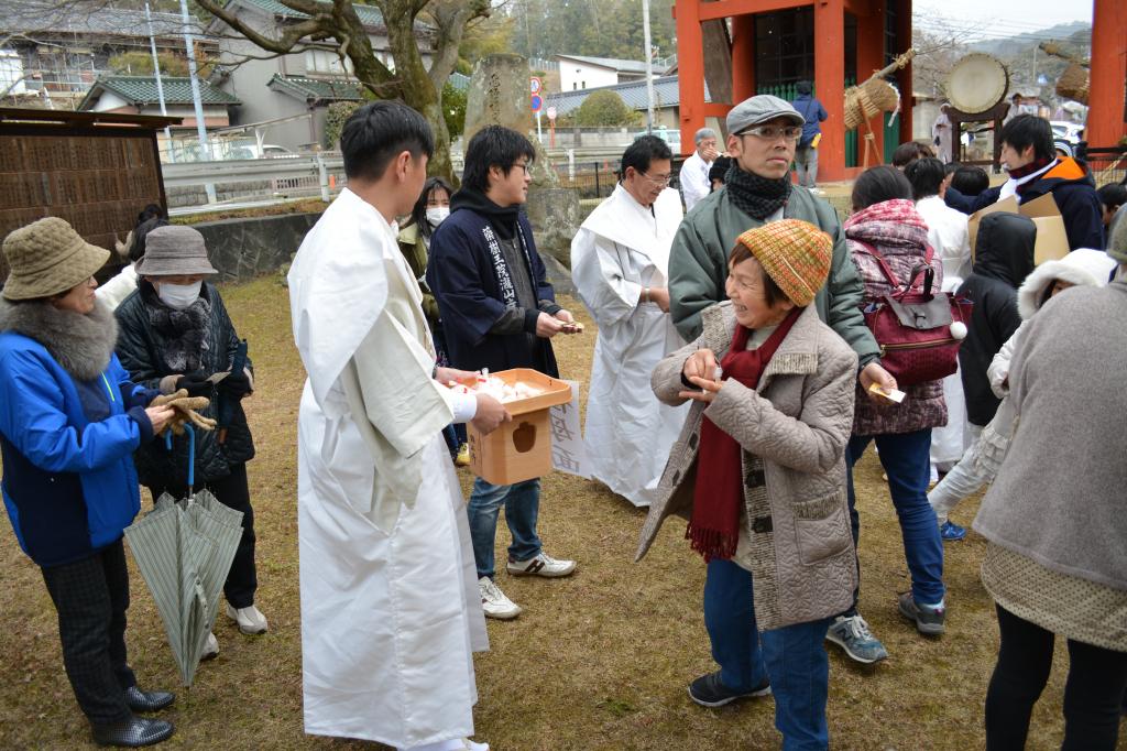 行列中は大人気です。