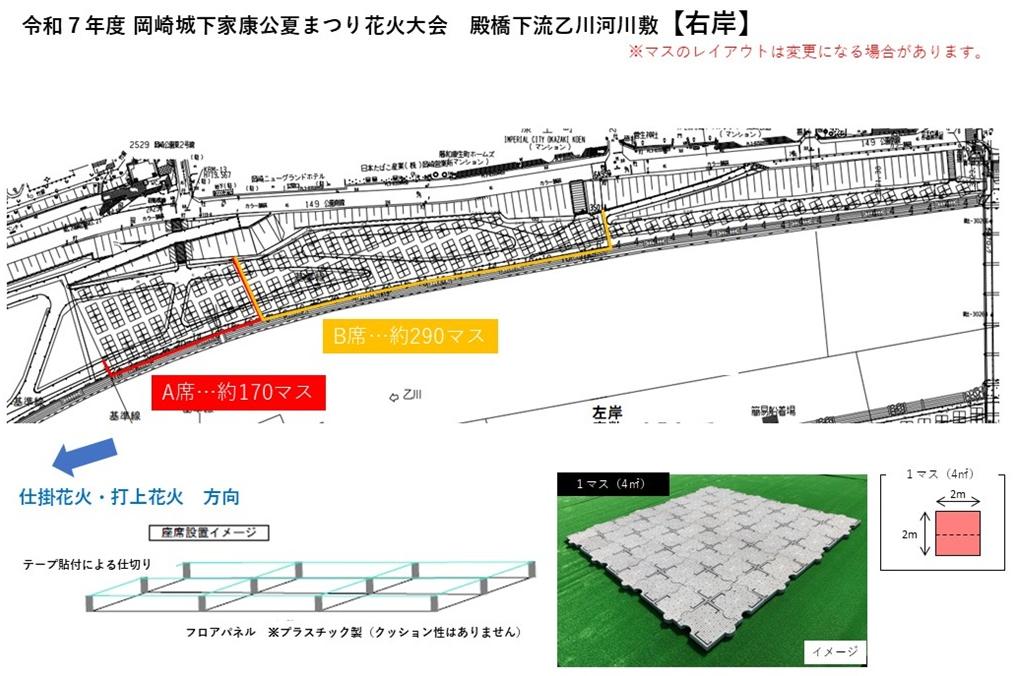 （※予定）殿橋下流乙川右岸河川敷