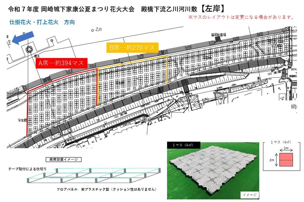 （※予定）殿橋下流乙川左岸河川敷